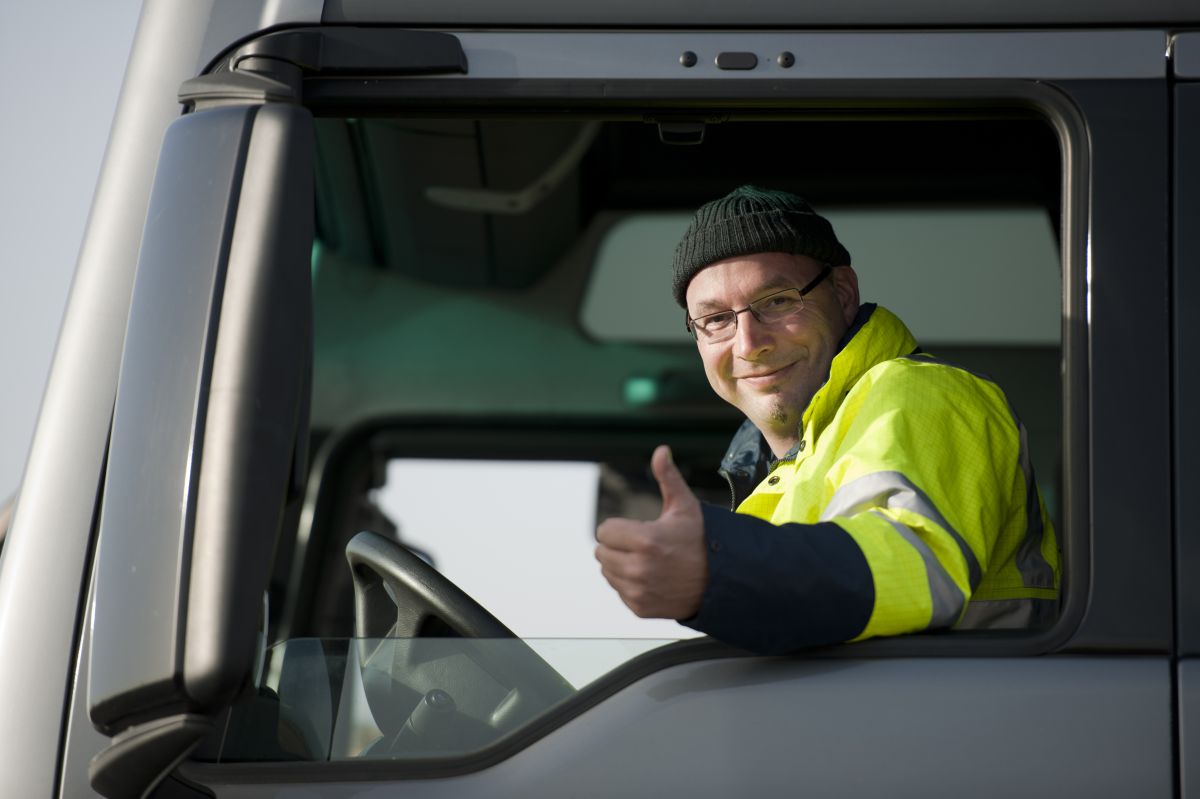 Photo of Kieffer Driver giving thumbs up.